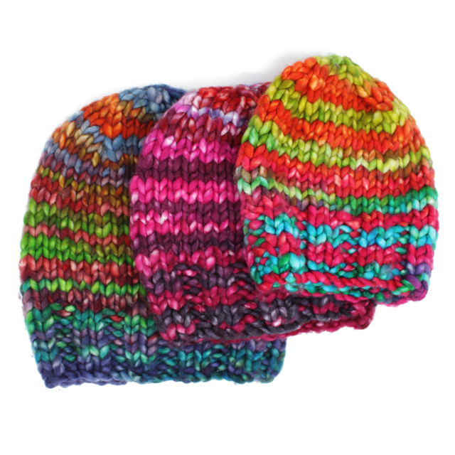 Chunky wool free knitting patterns hats