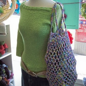 knitted shopping bags