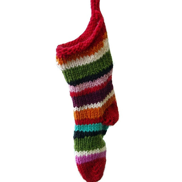 Quick Easy Christmas Stocking Pattern Free Knit O Matic
