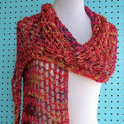 Easy Peasy Lace Wrap Pattern Free Knit O Matic