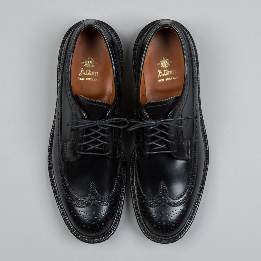 ALDEN | LONGWING BLUCHER BLACK SHELL CORDOVAN 9751 | Supply & Advise