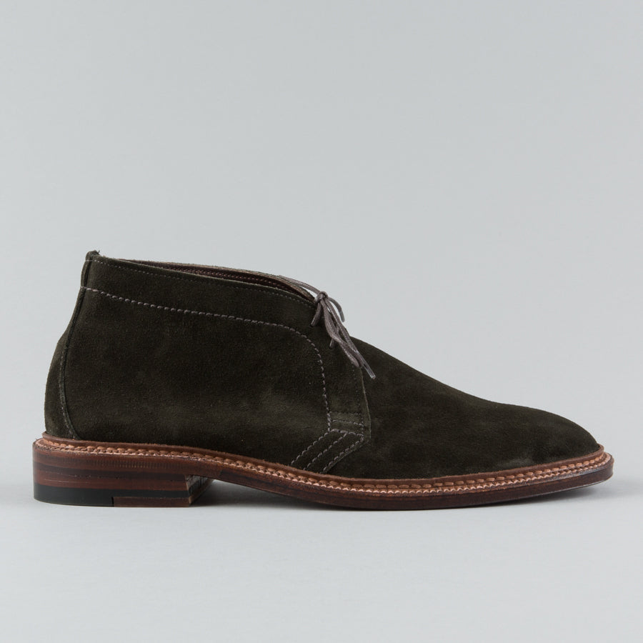 ALDEN | UNLINED CHUKKA HUNTING GREEN SUEDE 14928 | Supply & Advise