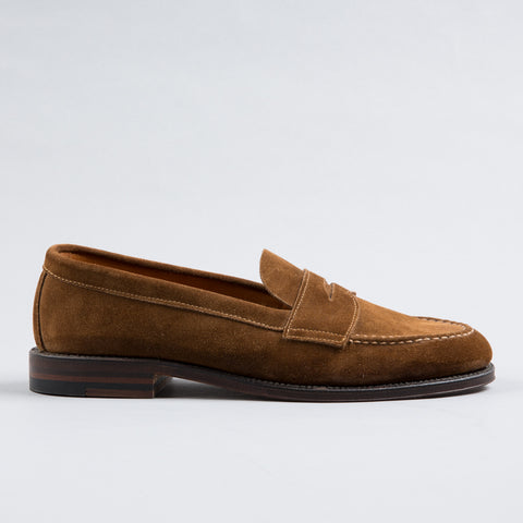 penny suede loafers