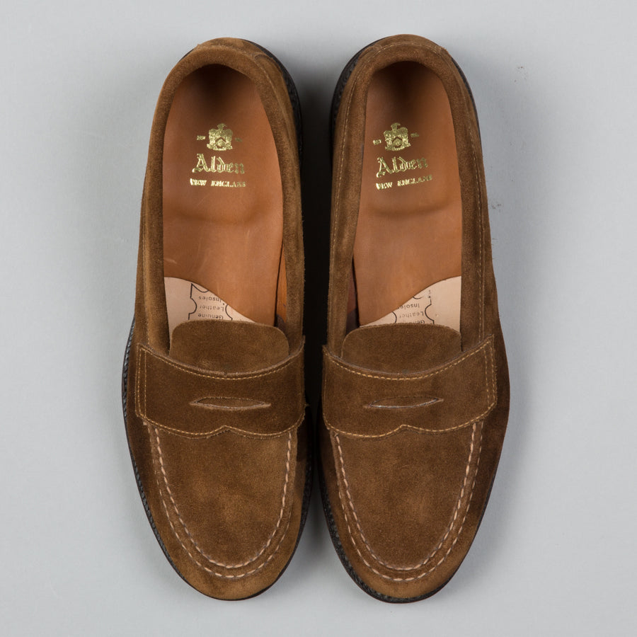 UNLINED PENNY LOAFER SNUFF SUEDE 6243F 