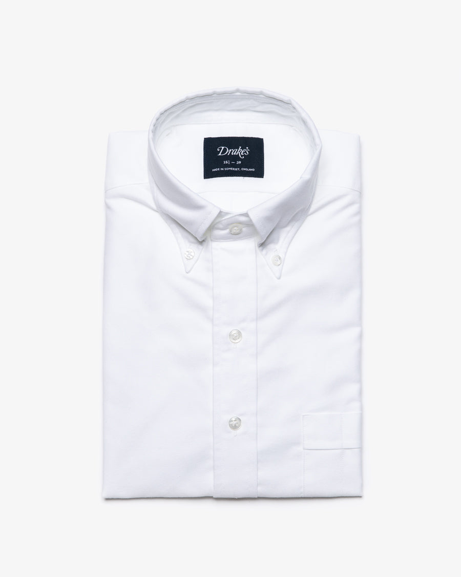 white button down collared shirt