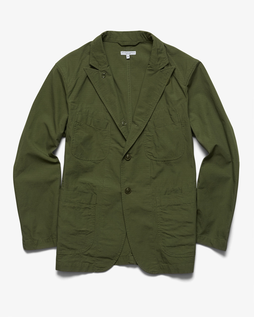 ENGINEERED GARMENTS | BEDFORD JACKET OLIVE COTTON RIPSTOP | Supply & Advise