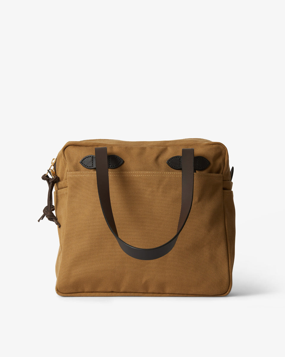 FILSON | TOTE BAG WITH ZIPPER TAN | Supply & Advise