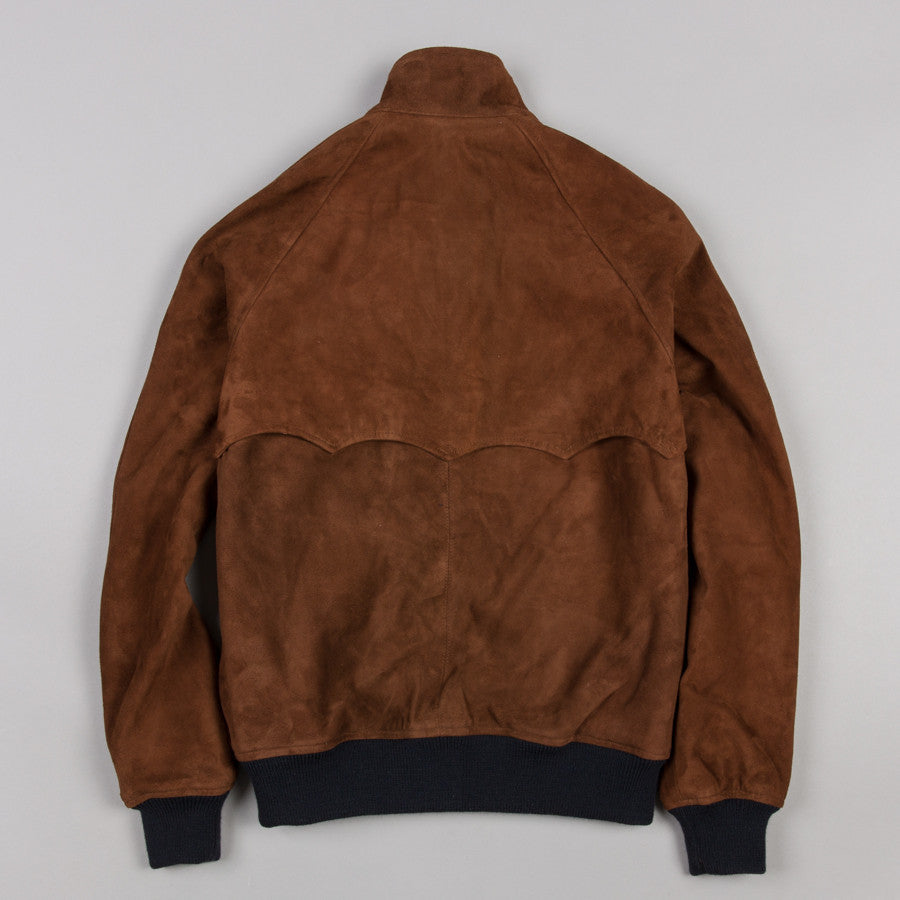 GOLDEN BEAR SPORTSWEAR | SUEDE BARRACUDA JACKET CHESTNUT | Supply & Advise