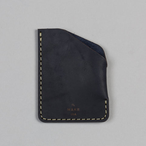 ANGLE WALLET NAVY MATTE