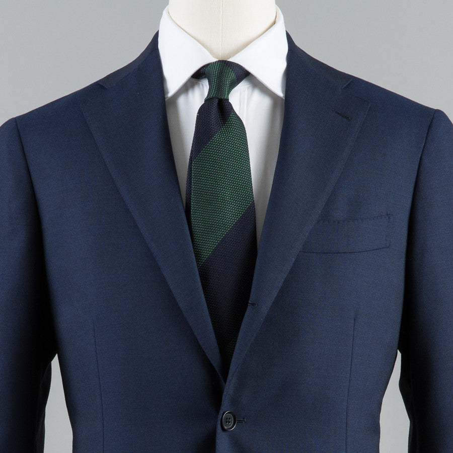 RING JACKET | CALM TWIST WOOL 184 SUIT NAVY | Supply & Advise