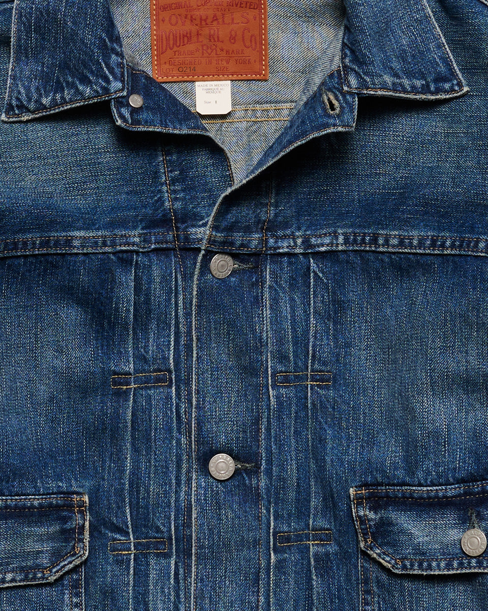 rrl denim trucker jacket