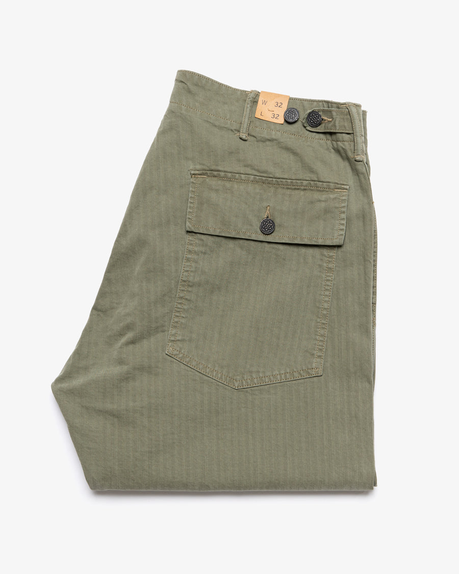 RRL | HERRINGBONE TWILL ARMY UTILITY BREWSTER GREEN | Supply & Advise