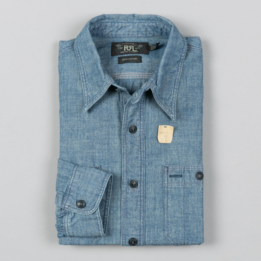 rrl chambray work shirt