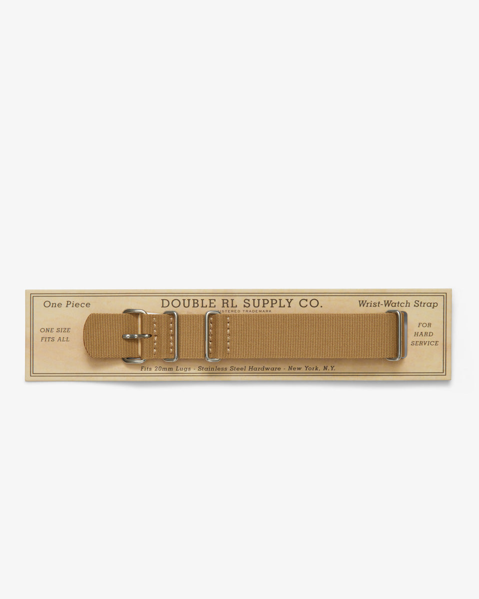 POLYESTER NATO WATCH STRAP KHAKI