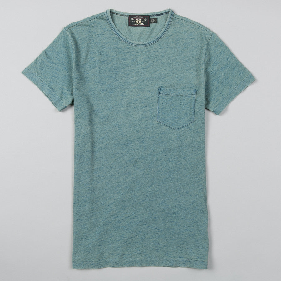 RRL | SLUB POCKET TEE WASHED INDIGO 