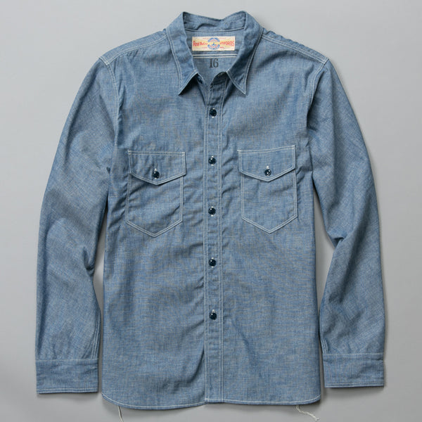 USN CHAMBRAY SHIRT BLUE | Supply & Advise