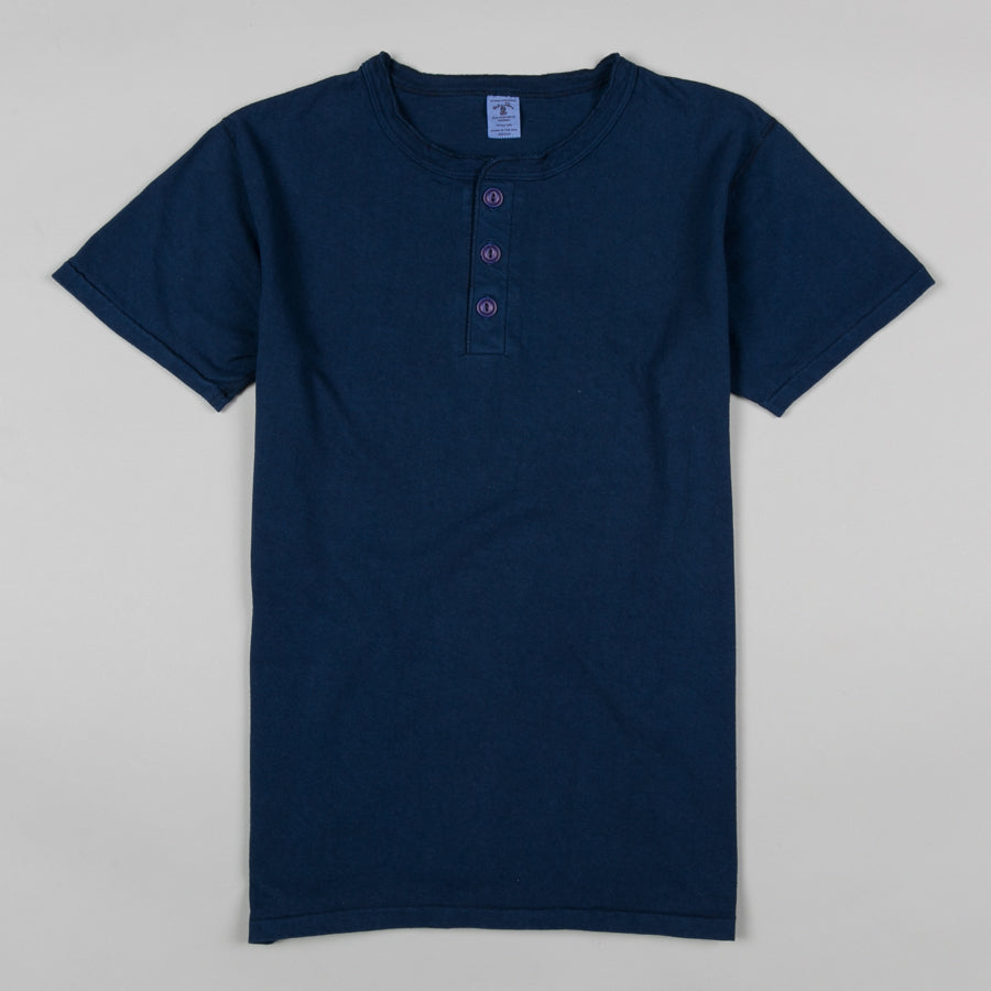 blue henley t shirt