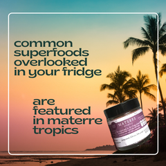 tropical landscape with materre botanical supplement powder tropics