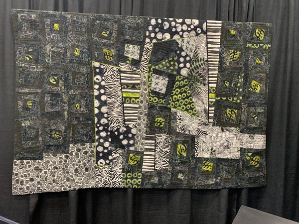 moonlit garden quilt by Judy Beaver