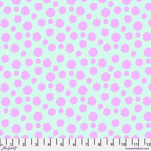 Tabby Road by Tula Pink Fur Ball Techomint PWTP097.TECHNOMINT