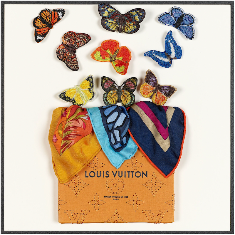 Louis Vuitton Butterfly Swarm by Stephen Wilson