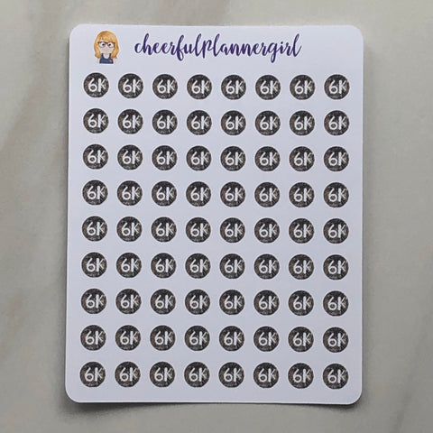 9k Step Goal Mini Planner Stickers – CheerfulPlannerGirl