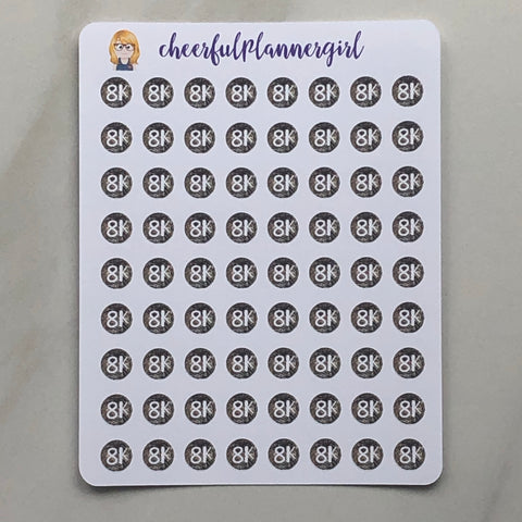 9k Step Goal Mini Planner Stickers – CheerfulPlannerGirl