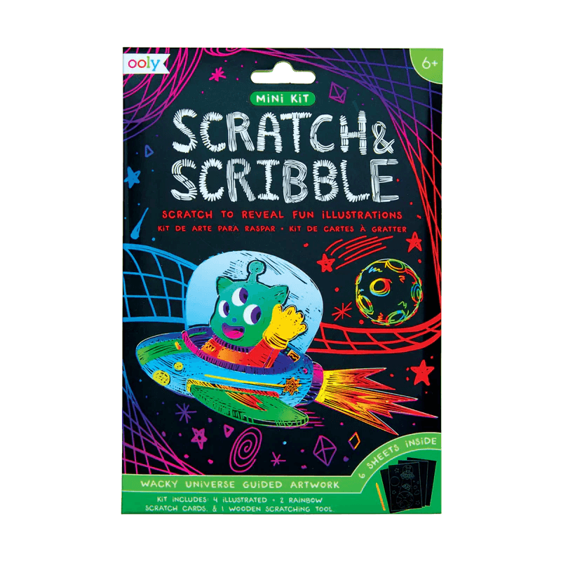 Mini Scratch & Scribble Art Kit (Wacky Universe)