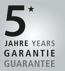 5 Year Warranty