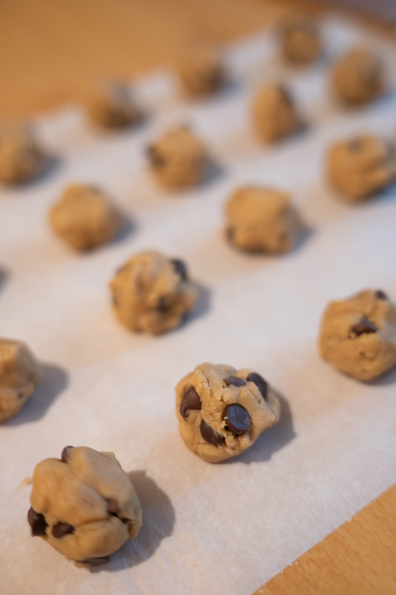 Cookie dough balls
