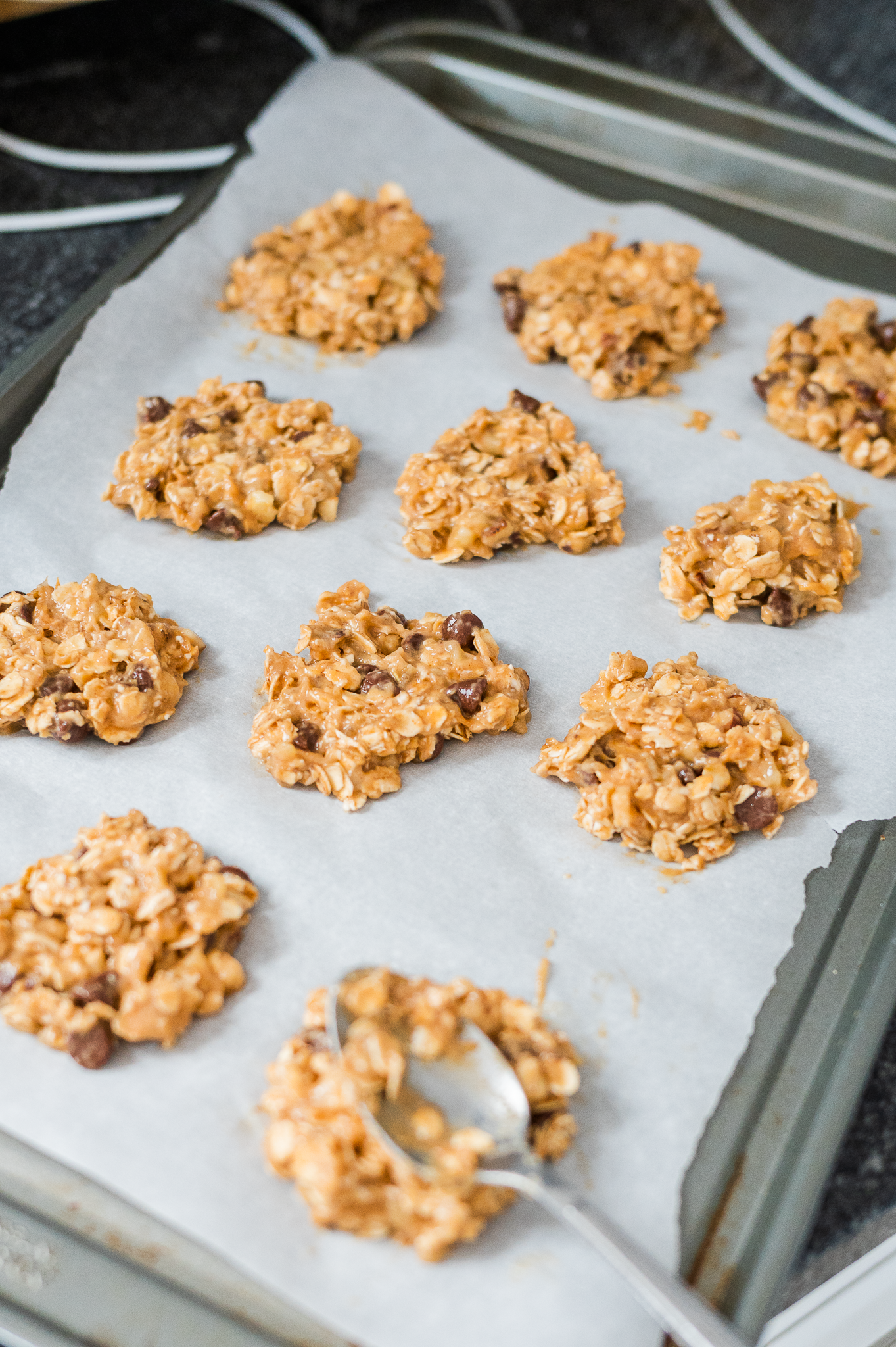 Cookies on the sheet