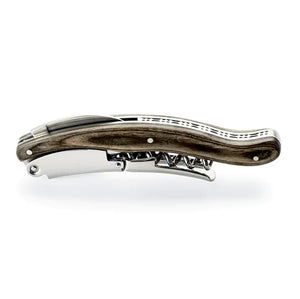 Nebbiolo Grand Crue Sommelier Corkscrew Wine Opener, Dark Gray Wood WF-2D - Gourmet Kitchenworks