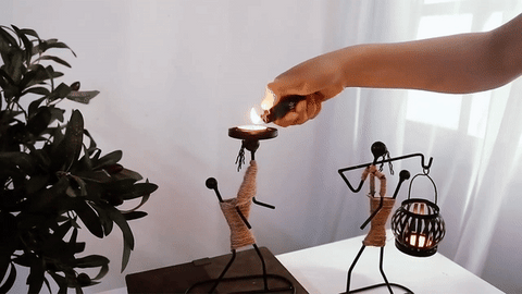 Kikuyu Metal Candle Holders