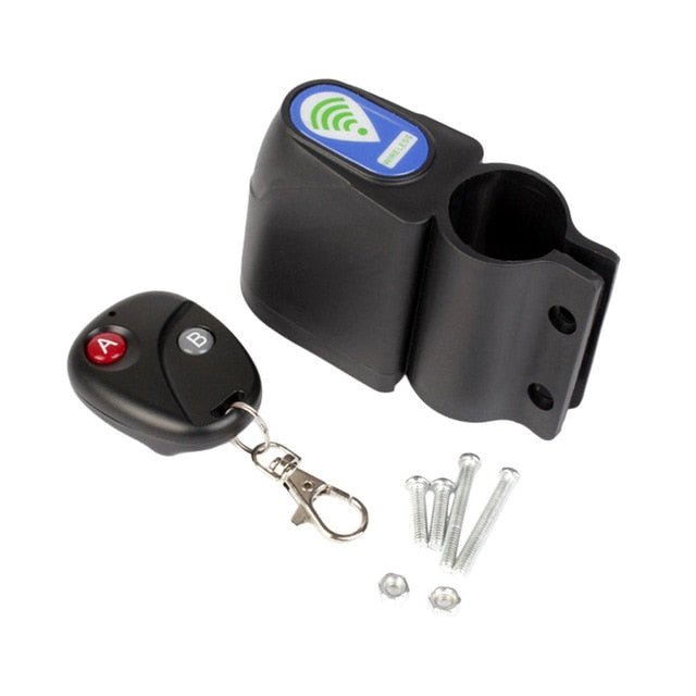 anti theft bike lock alarm wireless
