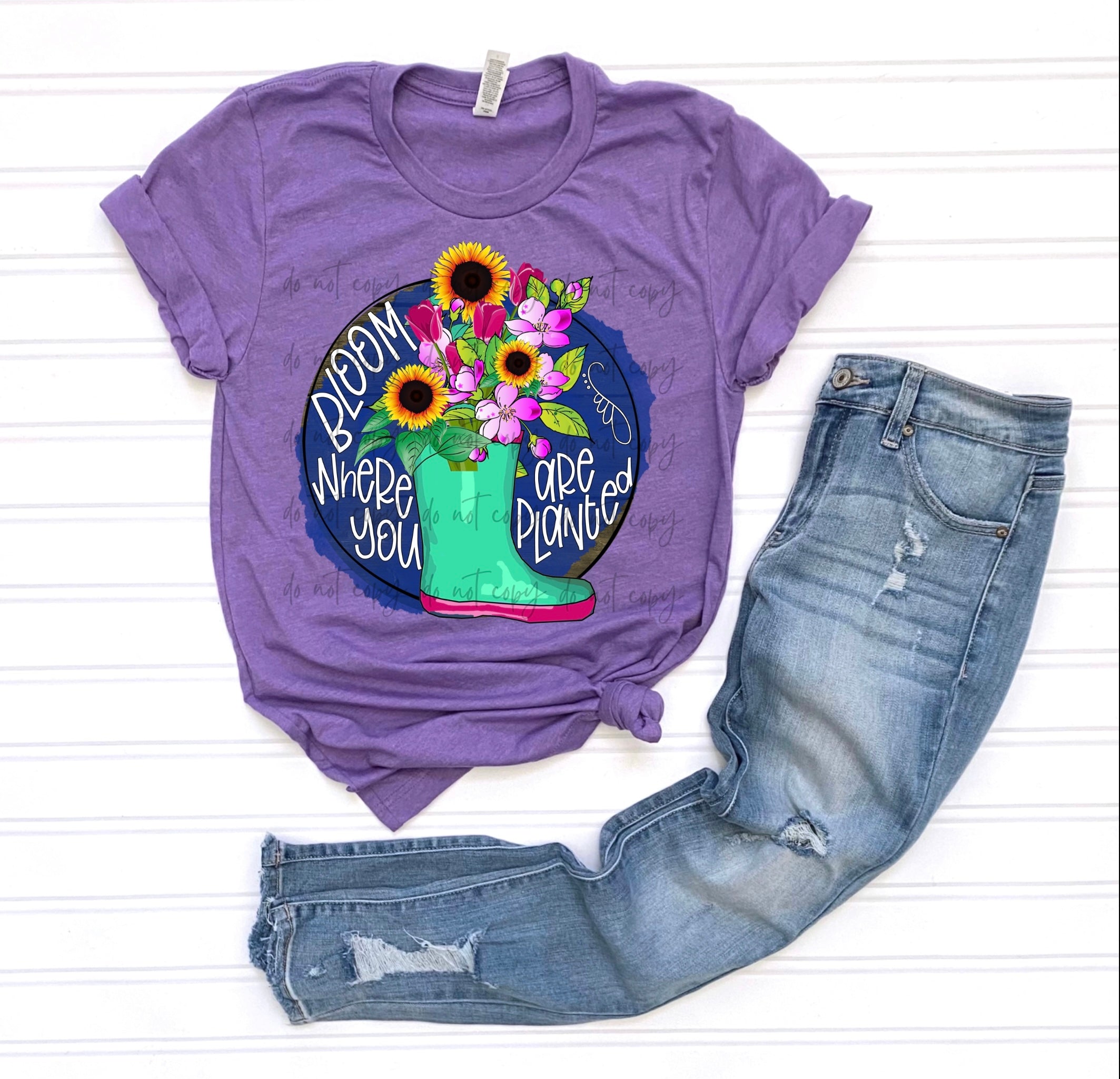 Bloom Where You Are Planted Transfer