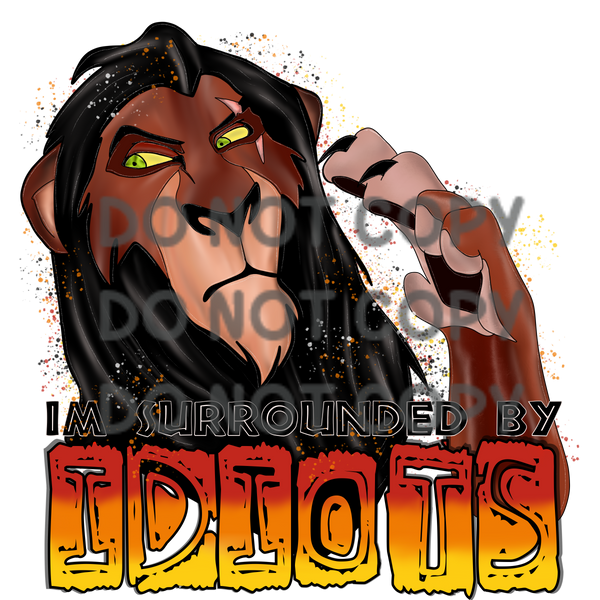 Download Im Surrounded By Idiots Scars Halloween Sublimation ...