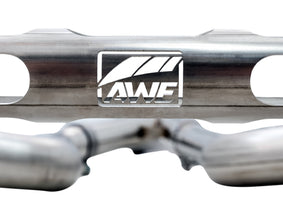 AWE Tuning BMW F8X M3/M4 Track Edition Catback Exhaust - Chrome Silver Tips Nav Image 6
