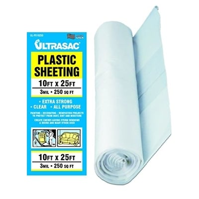 10 Ft. x 25 Ft. Poly Sheeting