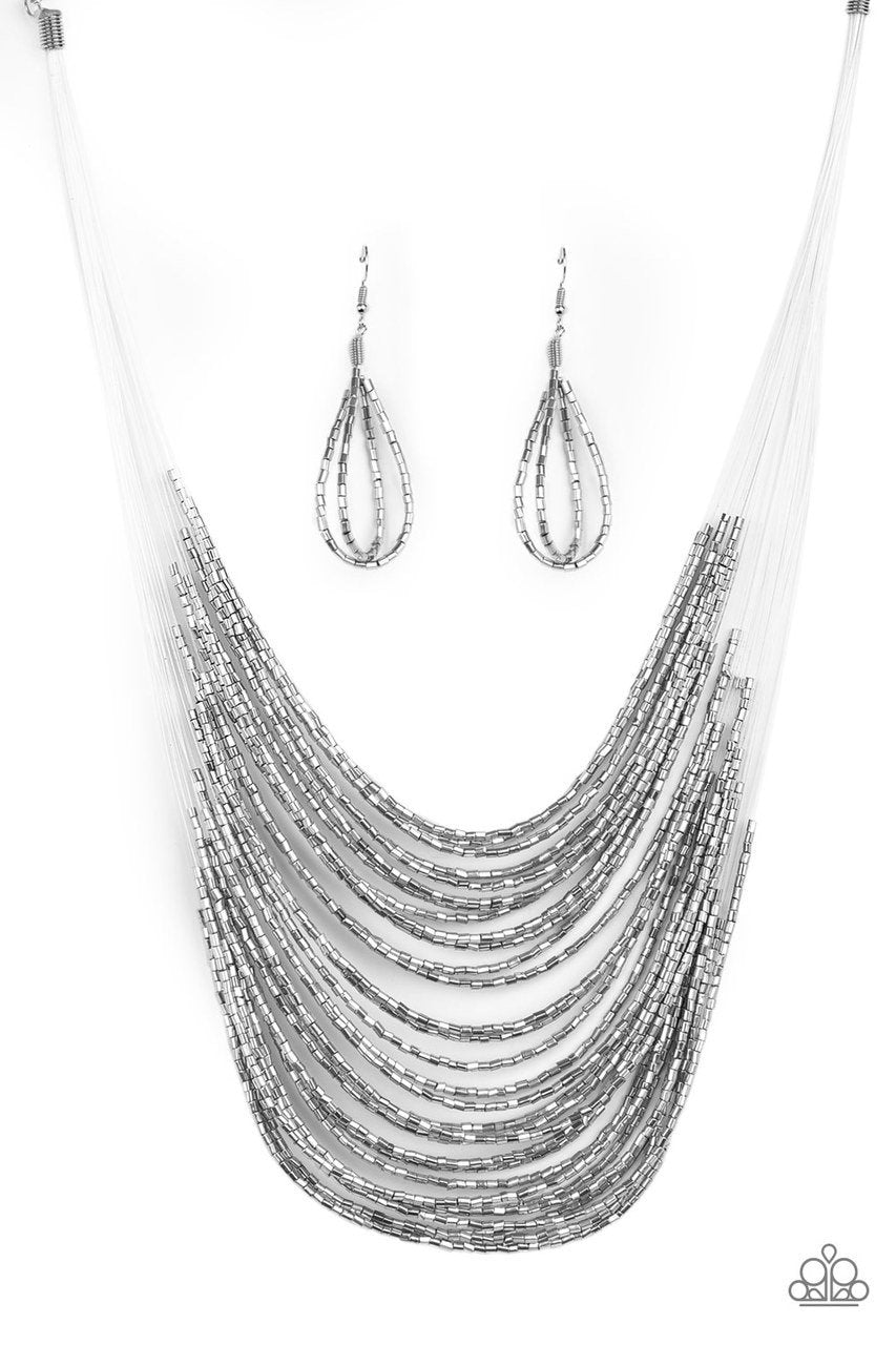 Paparazzi Necklace Catwalk Queen - Silver – Paparazzi Jewelry | Online Store | DebsJewelryShop.com