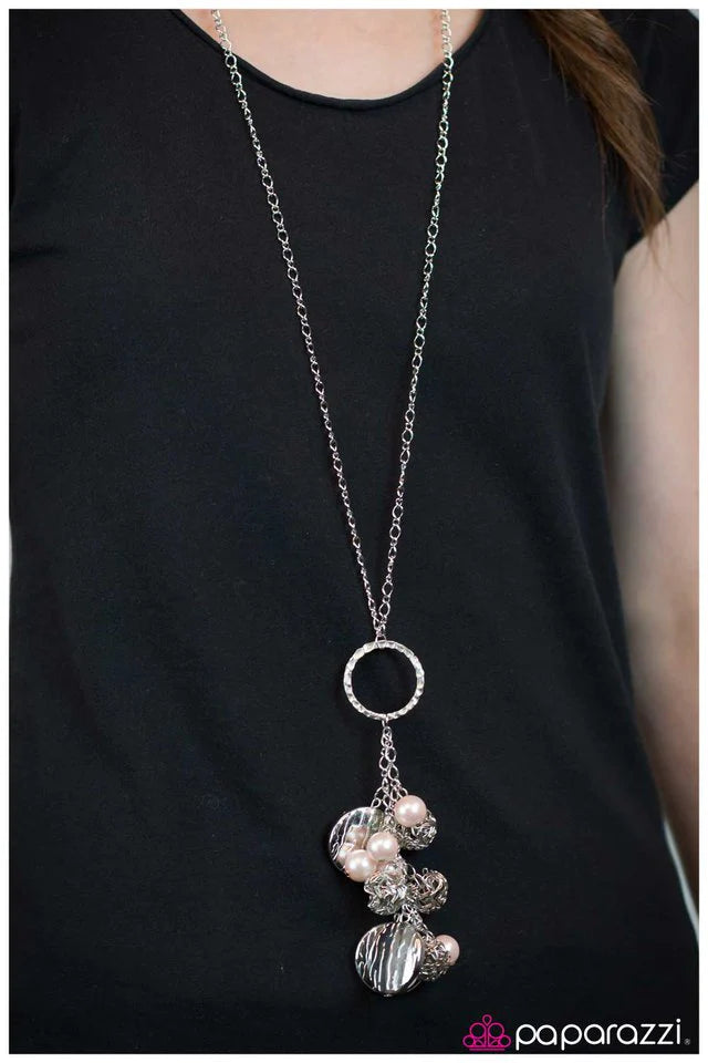 Paparazzi Necklace ~ Sure Thing! - Pink