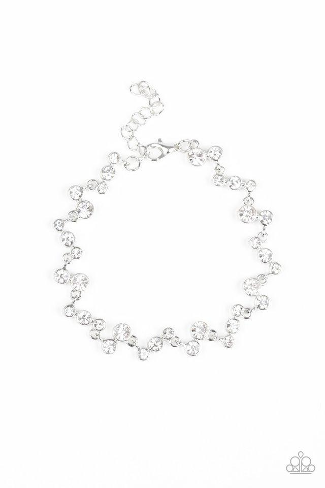 Paparazzi Bracelet ~ Starlit Stunner - White – Paparazzi Jewelry ...