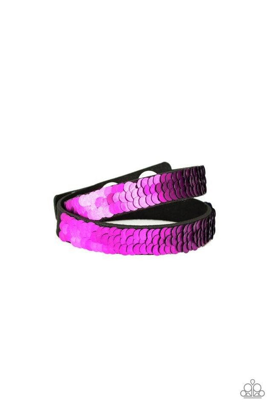 Paparazzi Bracelet ~ Rock Star Rocker - Pink