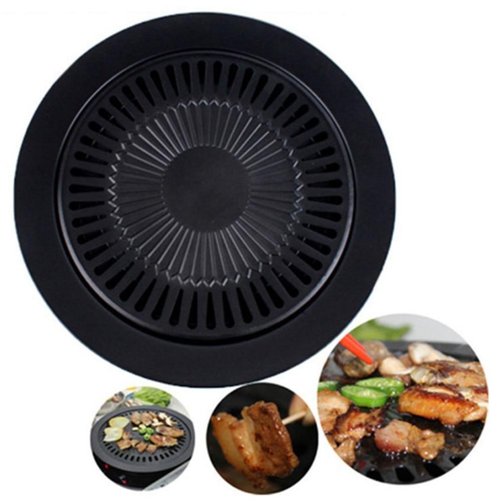 Korean Bbq Cast Iron Grill Plate With Non-Stick Pan – FigureEmpire