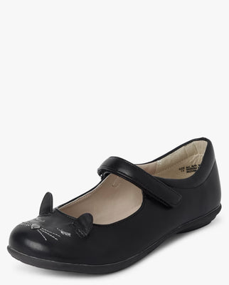 Zapatillas negras niña gatito Childrens Place Zapatos negros escolar, Kima  Shop HN