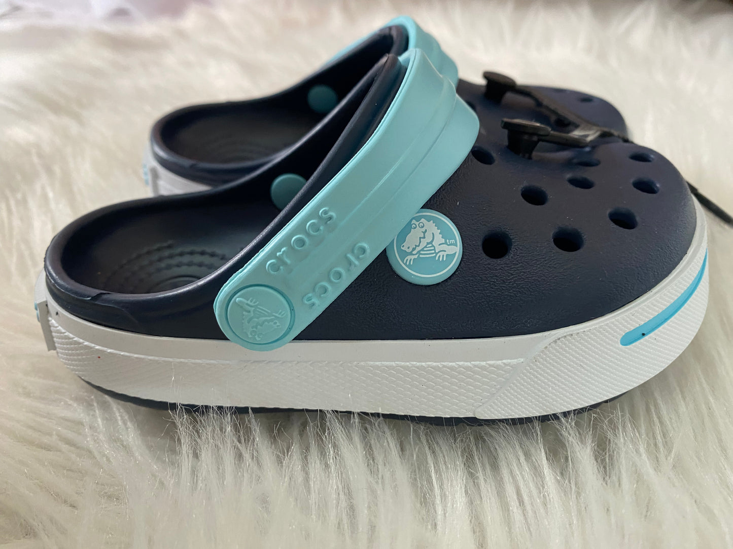 Crocs azul marino y claro niño – Kima Shop HN