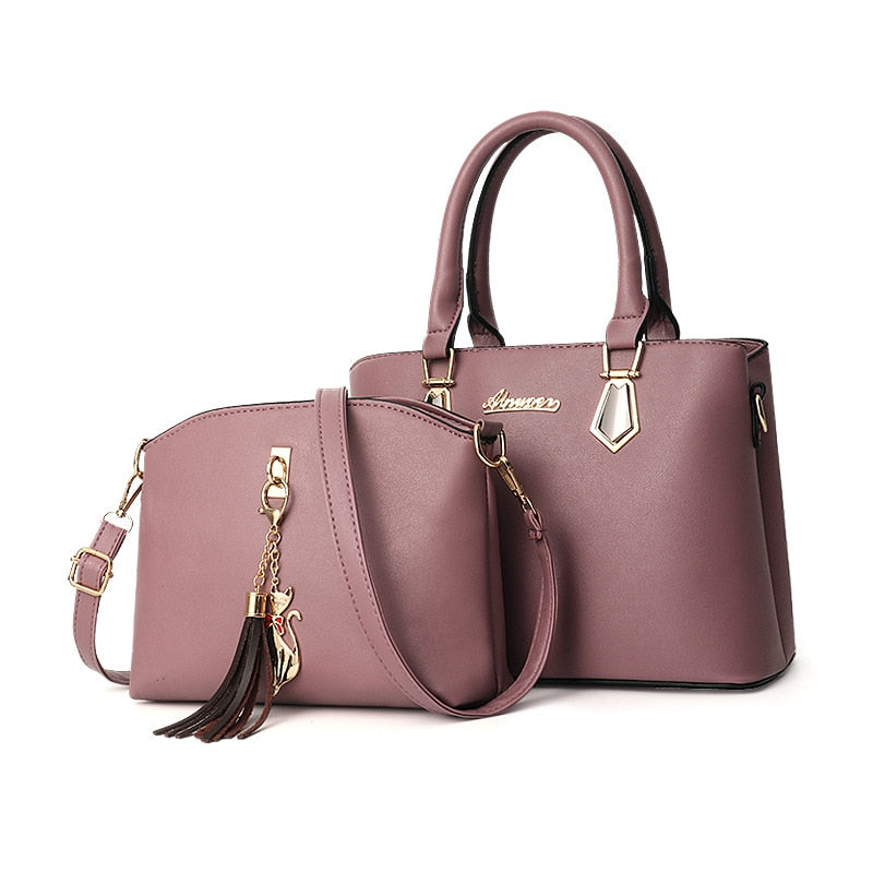 Best [Buy one get one free]women bag Fashion Casual  Luxury handbag Designer Shoulder bags new bags - Aljackie
