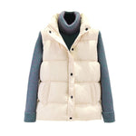 Load image into Gallery viewer, New Best Hot Selling Women Winter Warm Cotton Padded Puffer Vests Sleeveless Parkas Jacket aljackie.com
