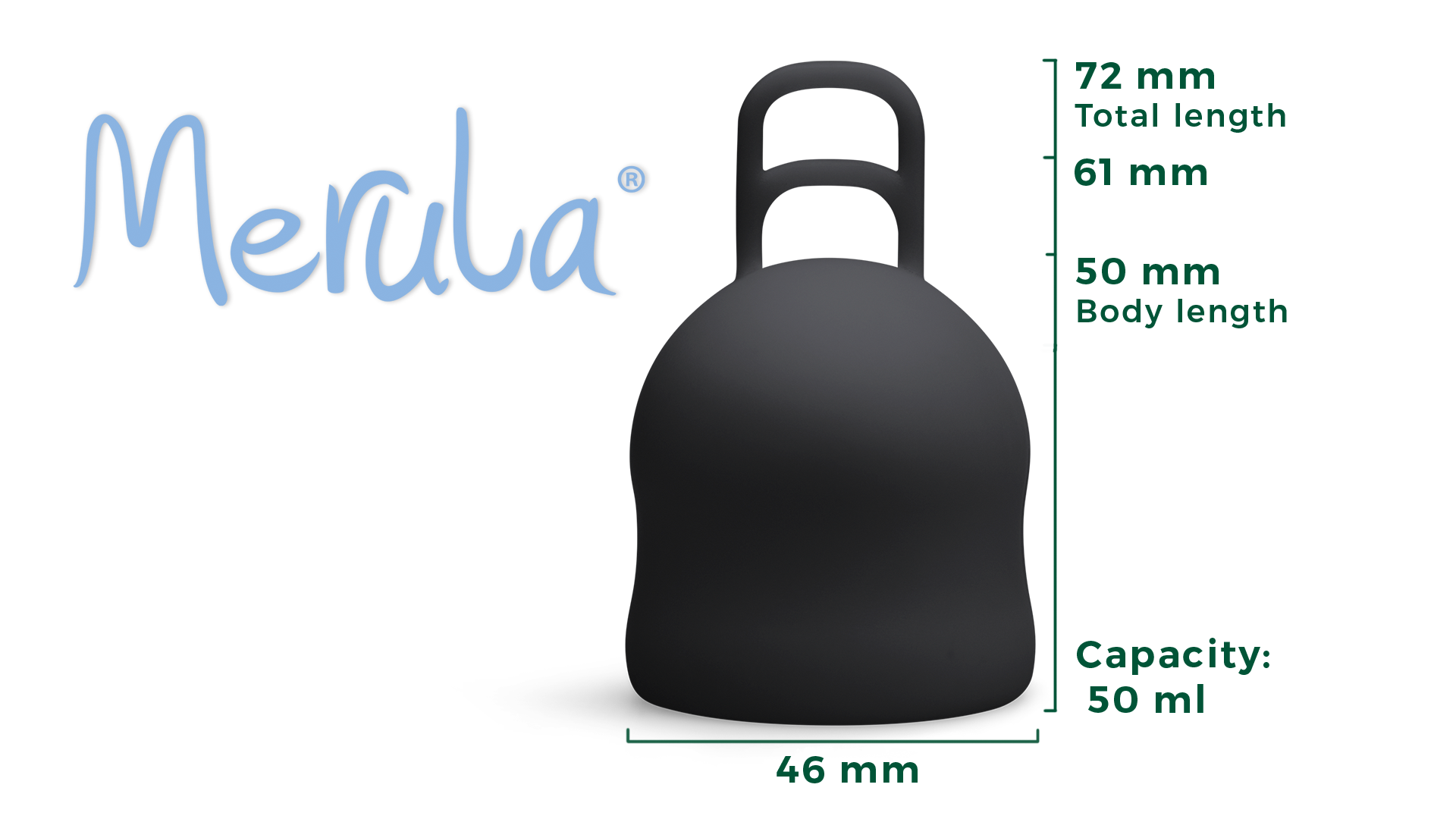 Merula Cup XL measurement dimensions