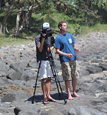 Surf filming