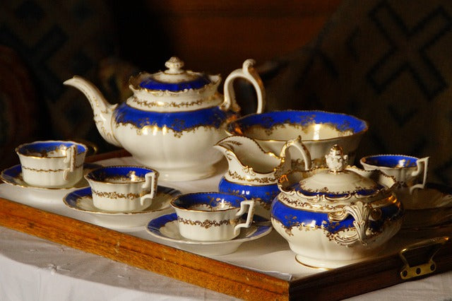 Porcelain tea set